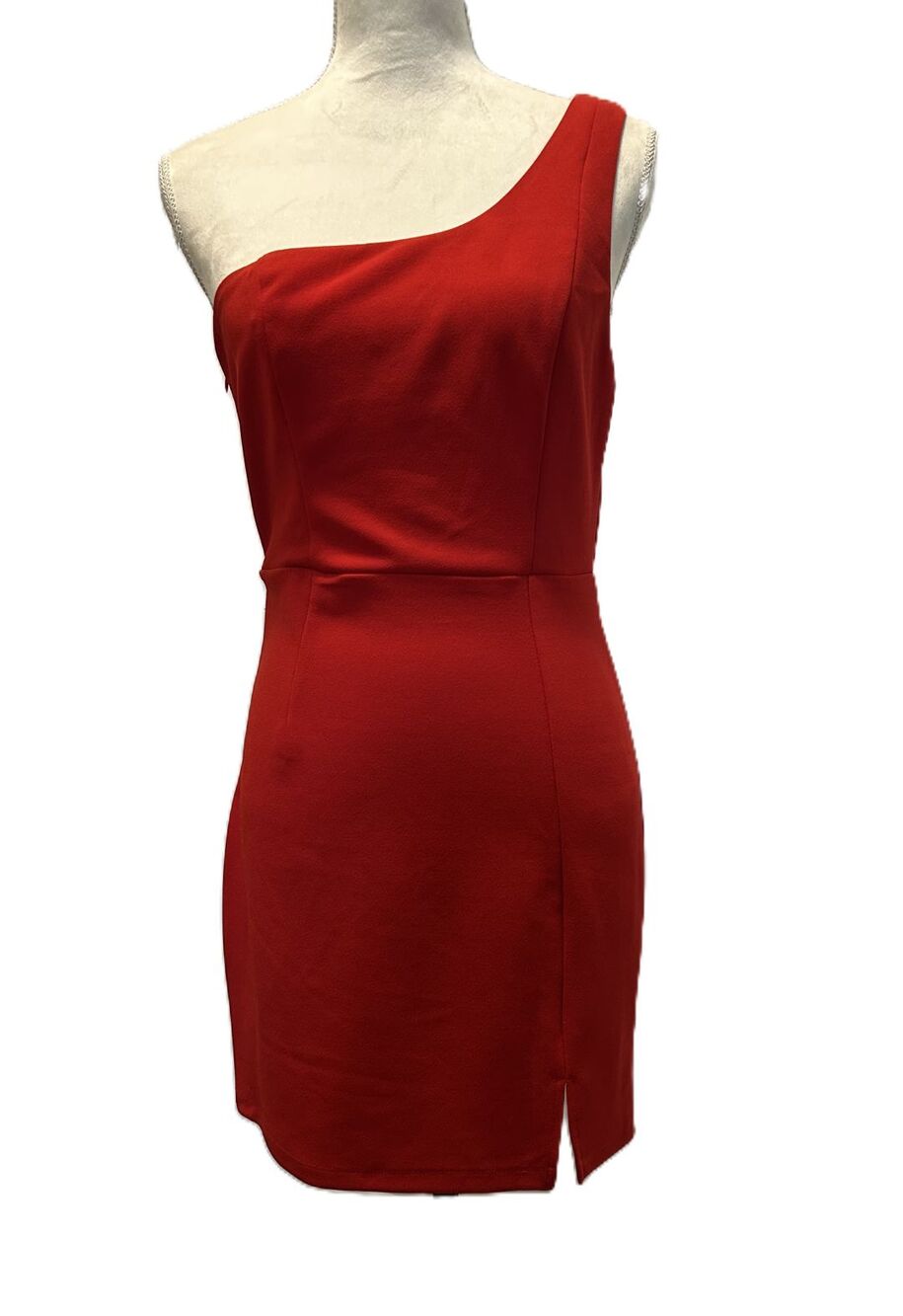 NWT Hello Molly Red One Shoulder Party Mini Fitted Dress NWT Women’s 8